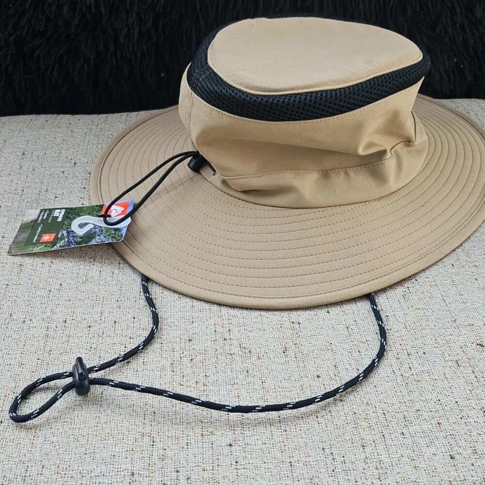 Ozark Trail Men Hat Cowboy Round Beige Tone Hat Size SM New with Tagssd